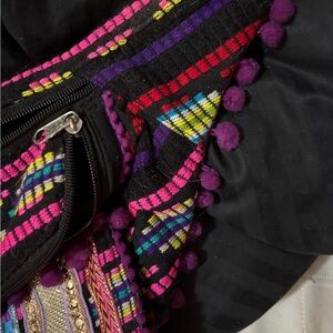 Colorful Patterned Women's Bag Festival waist bag. Adorable!